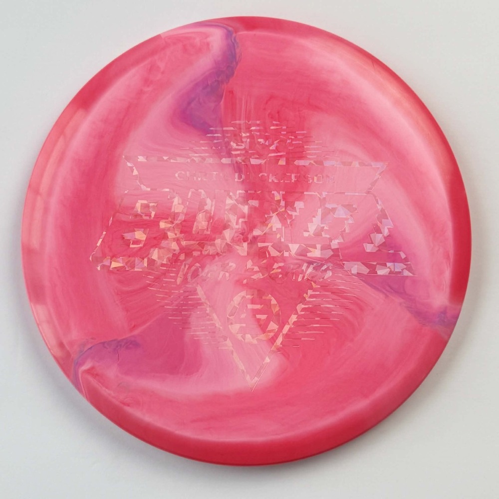 New Discraft 2022 Tour Series Buzzz Chris Dickerson ESP Pink 177+ Ghost Stamp